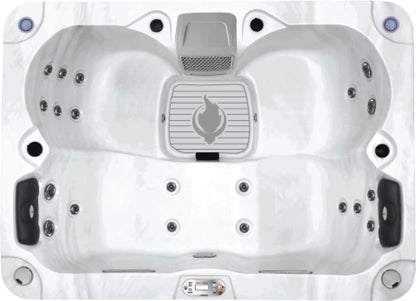 Liberty Spas KH-10205 Model LYS4000 Plug & Play 4 Person Spa; 120V 15A; Double Lounger; 20 Adjustable Hydrotherapy Jets; Glacier Filtration; Bluetooth Audio; LED Lighting