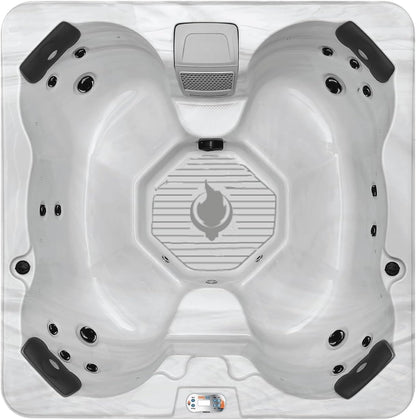 Liberty Spas KH-10200 Model LYS4500 Plug & Play 4 Person Spa; 120V 15A; 18 Adjustable Hydrotherapy Jets; Glacier Filtration; LED Lighting