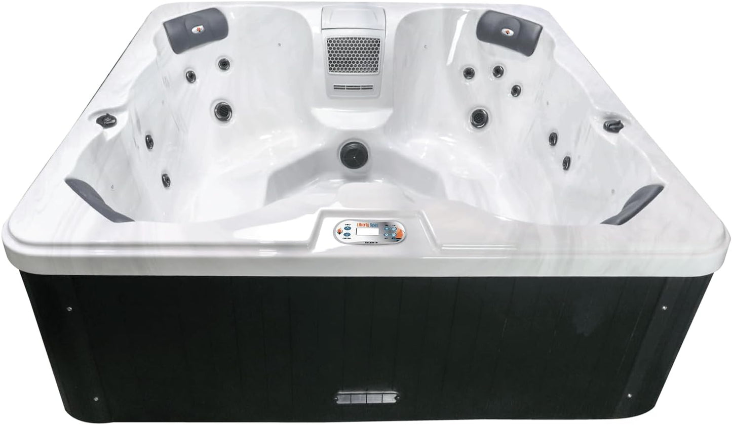 Liberty Spas KH-10200 Model LYS4500 Plug & Play 4 Person Spa; 120V 15A; 18 Adjustable Hydrotherapy Jets; Glacier Filtration; LED Lighting