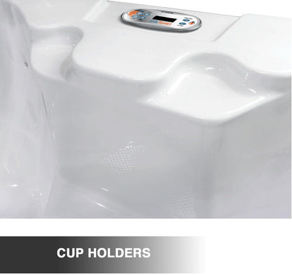 Liberty Spas KH-10200 Model LYS4500 Plug & Play 4 Person Spa; 120V 15A; 18 Adjustable Hydrotherapy Jets; Glacier Filtration; LED Lighting