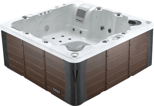 Liberty Spas KH-10207 Model LYS6000 6‑Person Hot Tub, 46 Jets, LED Lights, Glacier Filtration & Bluetooth