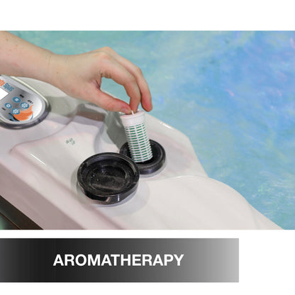 Liberty Spas KH-10208 Model LYS7000 Luxury 7‑Person Spa, 46 Jets, Glacier Filtration, LED & Bluetooth