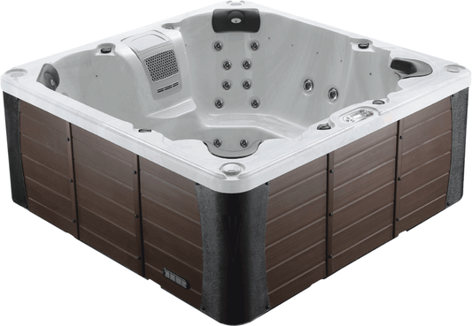 Liberty Spas KH-10208 Model LYS7000 Luxury 7‑Person Spa, 46 Jets, Glacier Filtration, LED & Bluetooth