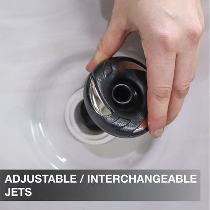 Liberty Spas KH-10208 Model LYS7000 Luxury 7‑Person Spa, 46 Jets, Glacier Filtration, LED & Bluetooth