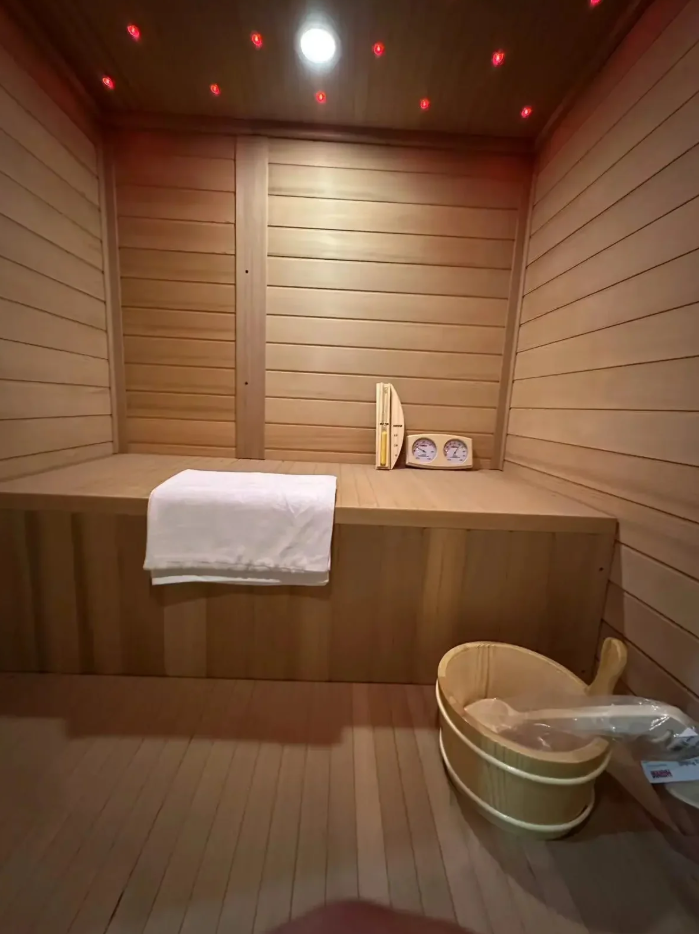 New Luxury High-End Black Square Outdoor Sauna – Modern Backyard Wellness Cabin