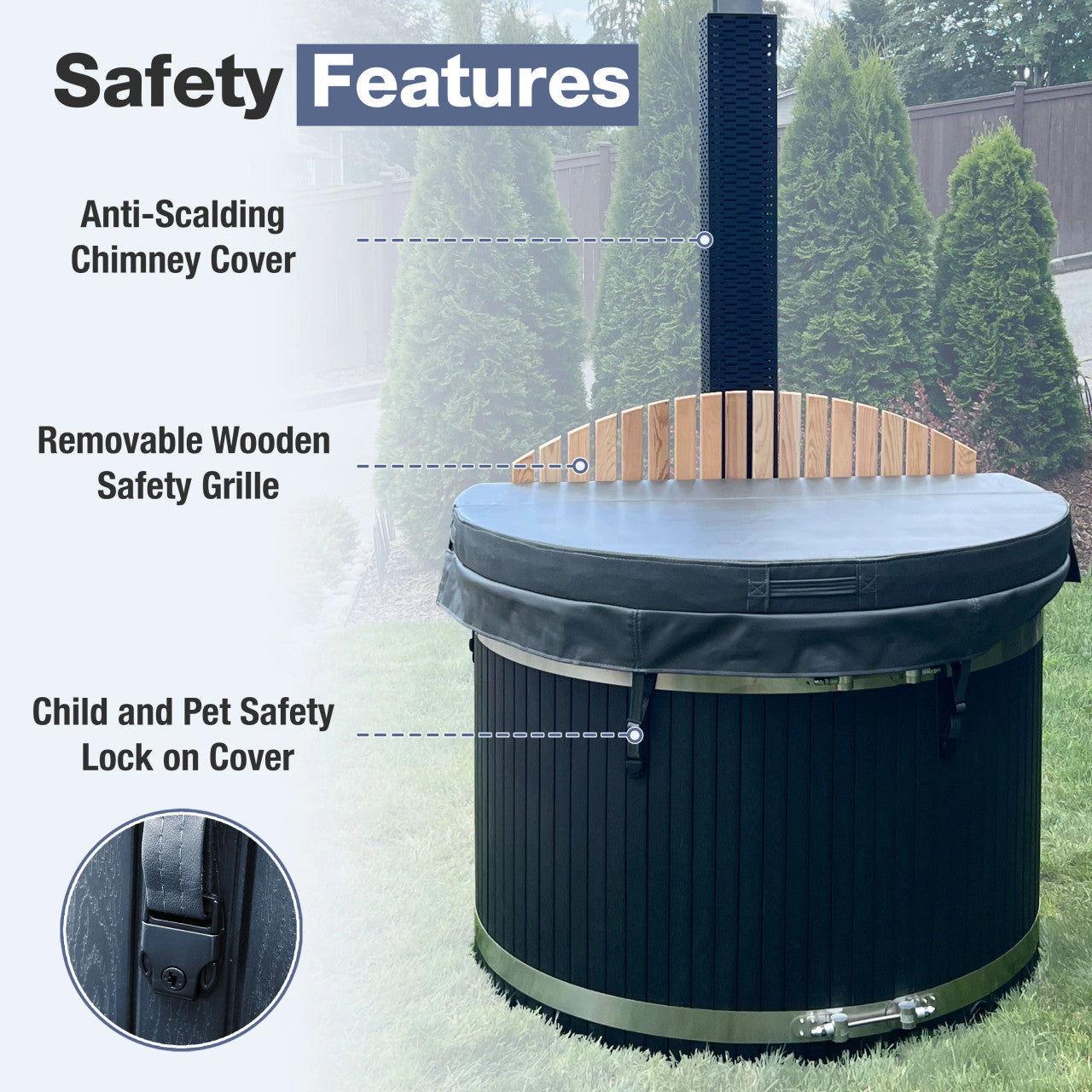 ALEKO Stainless Steel Hot Tub & Cold Plunge Tub 1-3 Person