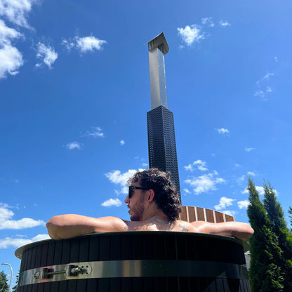 ALEKO Stainless Steel Hot Tub & Cold Plunge Tub 1-3 Person