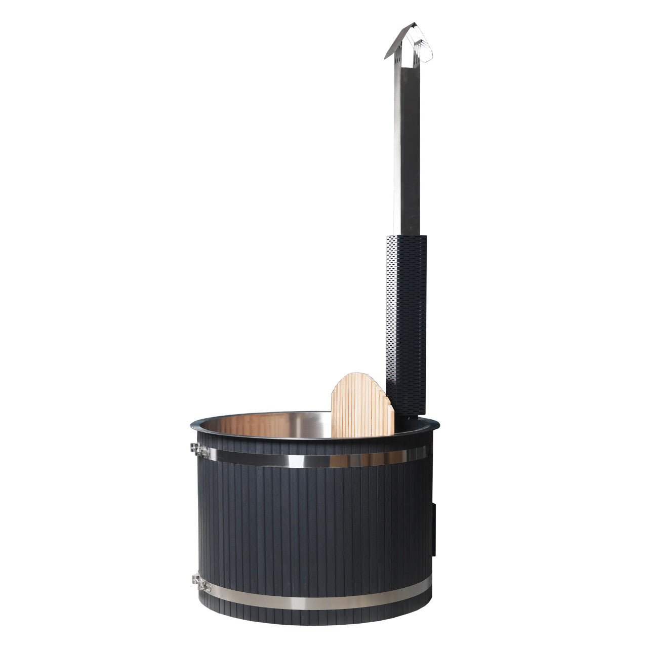 ALEKO Stainless Steel Hot Tub & Cold Plunge Tub 1-3 Person