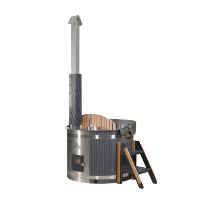 ALEKO Stainless Steel Hot Tub & Cold Plunge Tub 1-3 Person