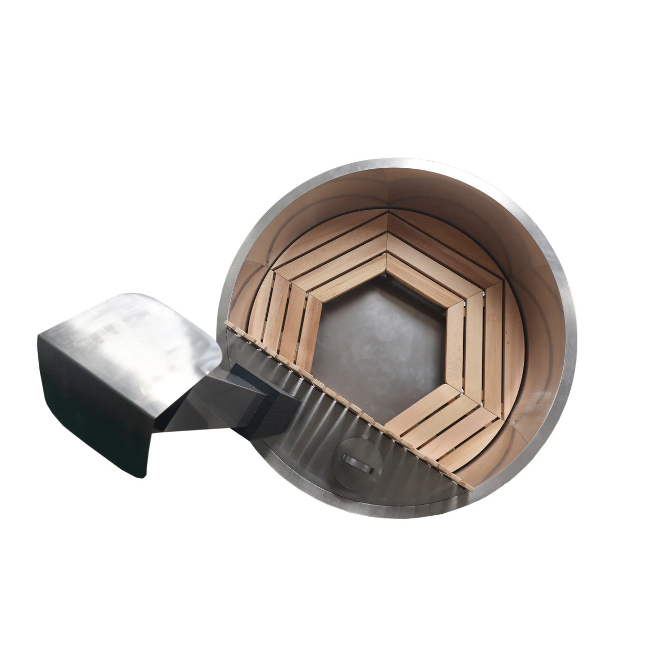 ALEKO Premium Stainless Steel Hot Tub & Cold Plunge