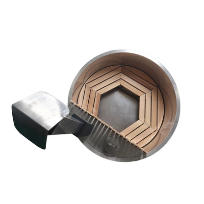 ALEKO Premium Stainless Steel Hot Tub & Cold Plunge