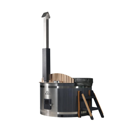 ALEKO Premium Stainless Steel Hot Tub & Cold Plunge