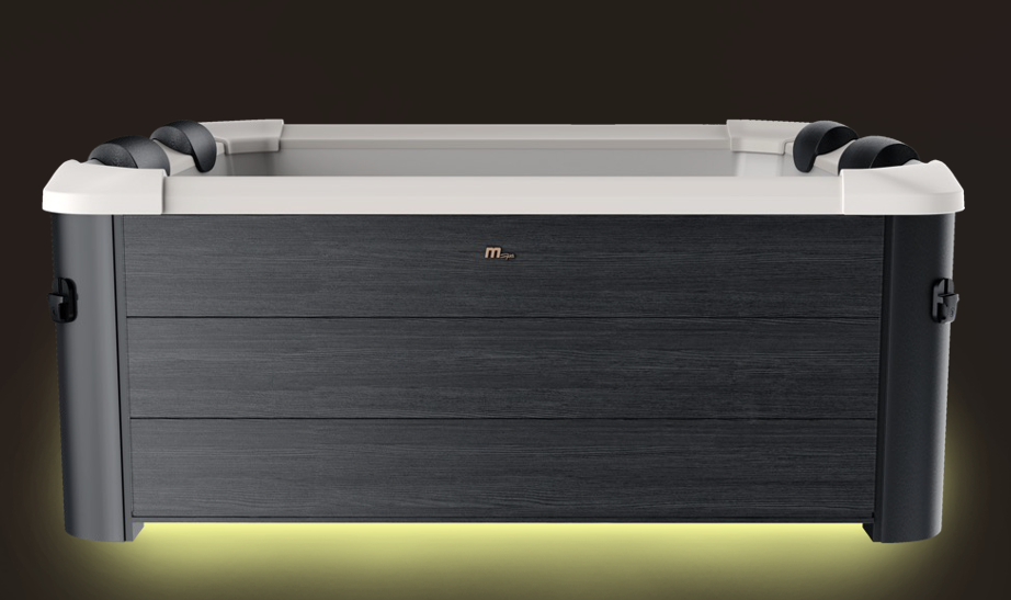 MSpa Frame Series Oslo Bubble & Jet Spa- Luxury Wood-Like Finish; Rigid Frame Design; Premium Hydrotherapy Experience