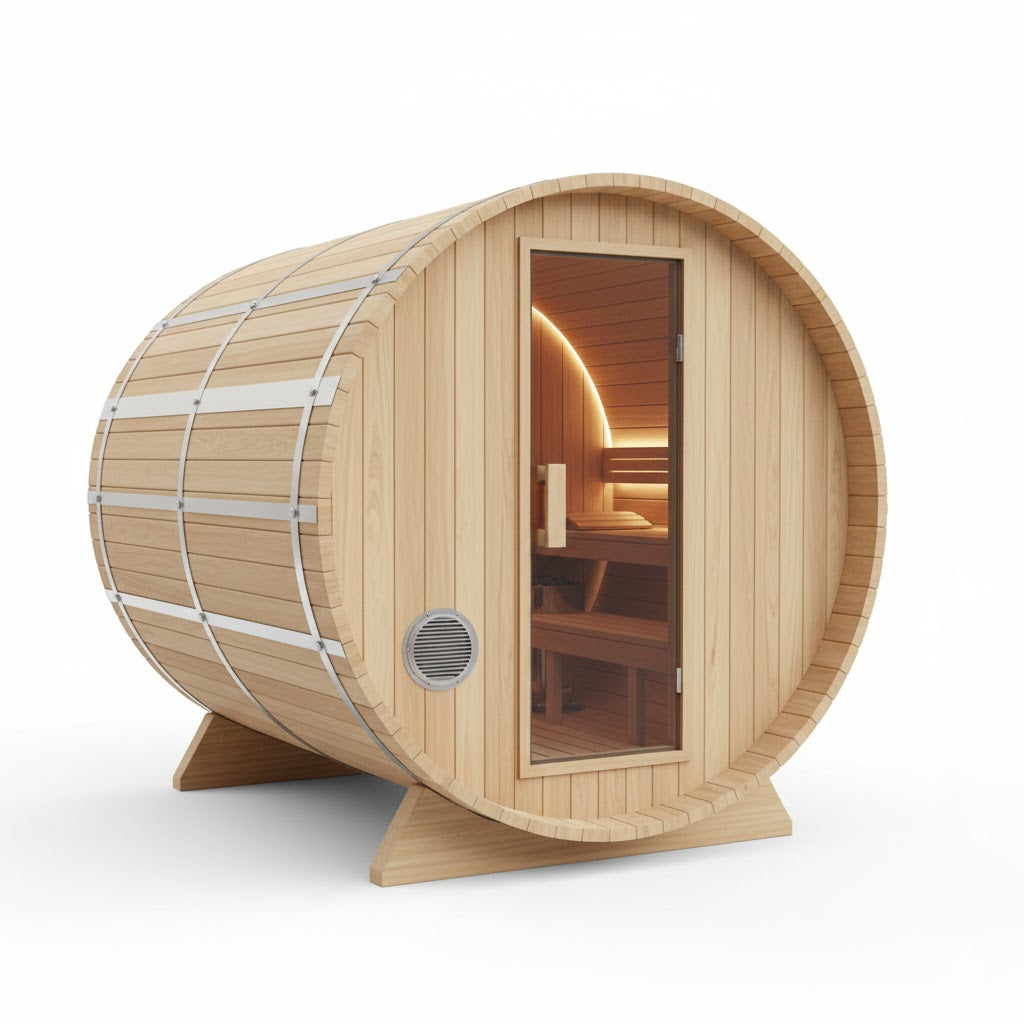 Nordivane Arc™ Luxury Barrel Sauna