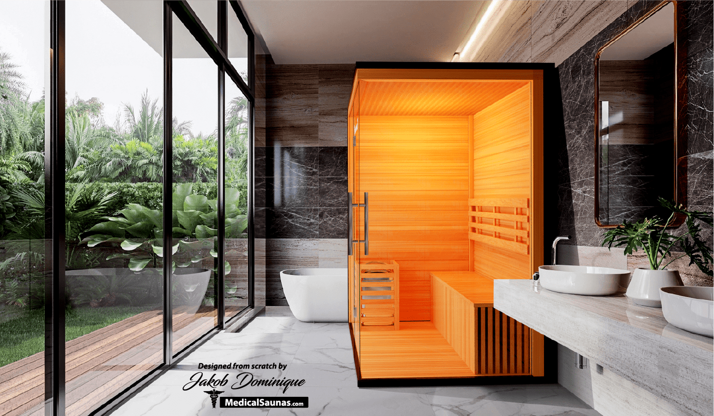 3 Person Home Steam Sauna | Traditional 7™