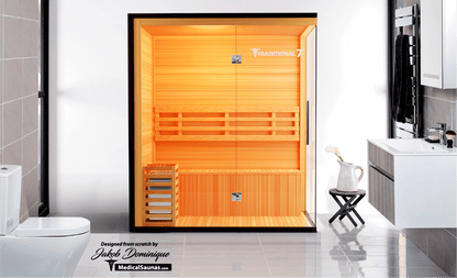 3 Person Home Steam Sauna | Traditional 7™